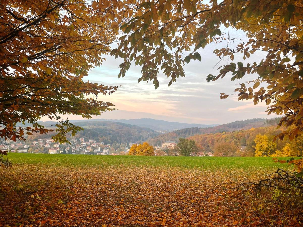 Chata Nad Lazenskym Udolim Luhačovice Dış mekan fotoğraf